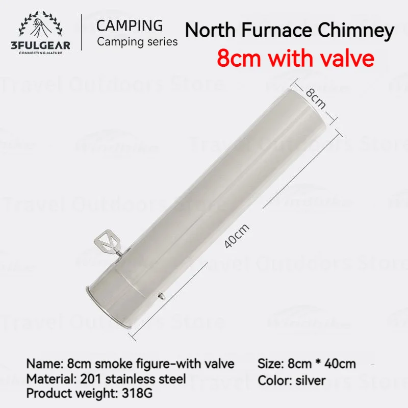 3F UL GEAR аксессуары для дровяной печи трубка дымохода товары кемпинга на открытом