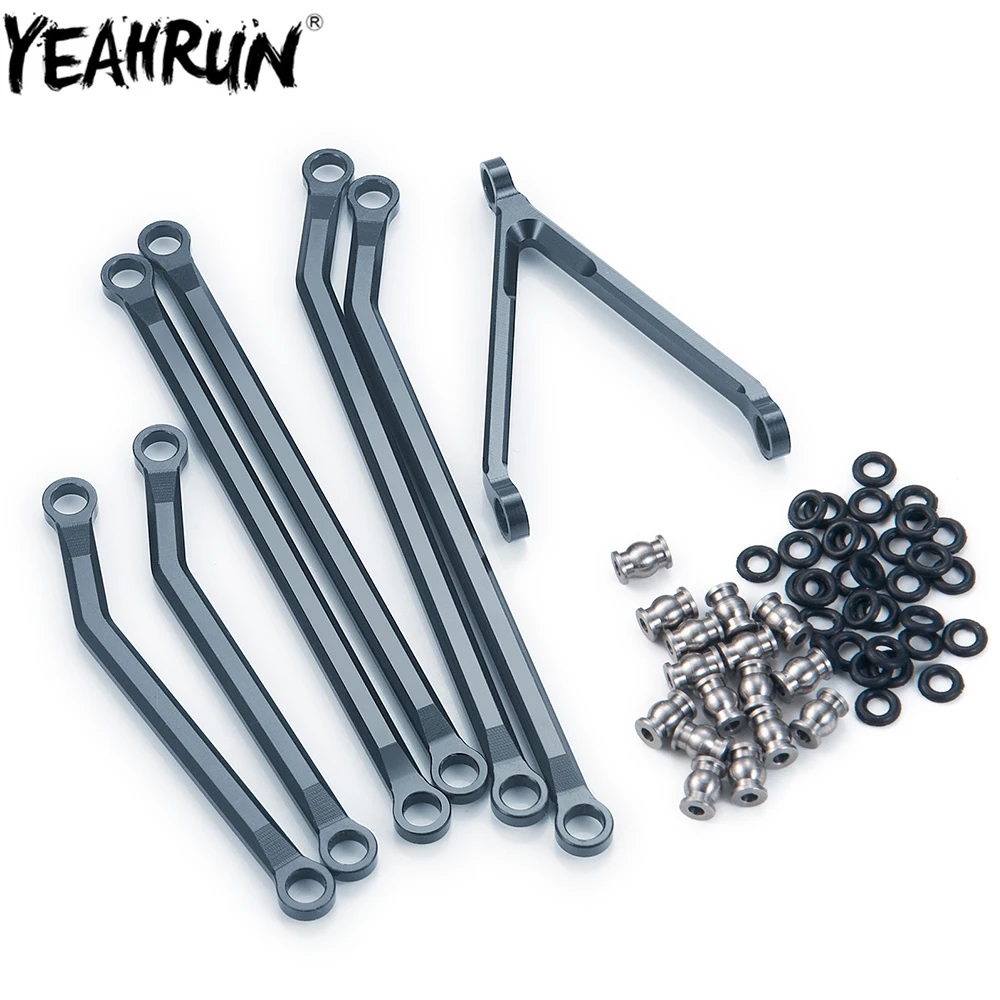 

YEAHRUN металлический звеньевой стержень с увеличенной шаровой головкой Тяговый стержень для 1/24 осевой SCX24 AXI00005 радиоуправляемые детали для г...