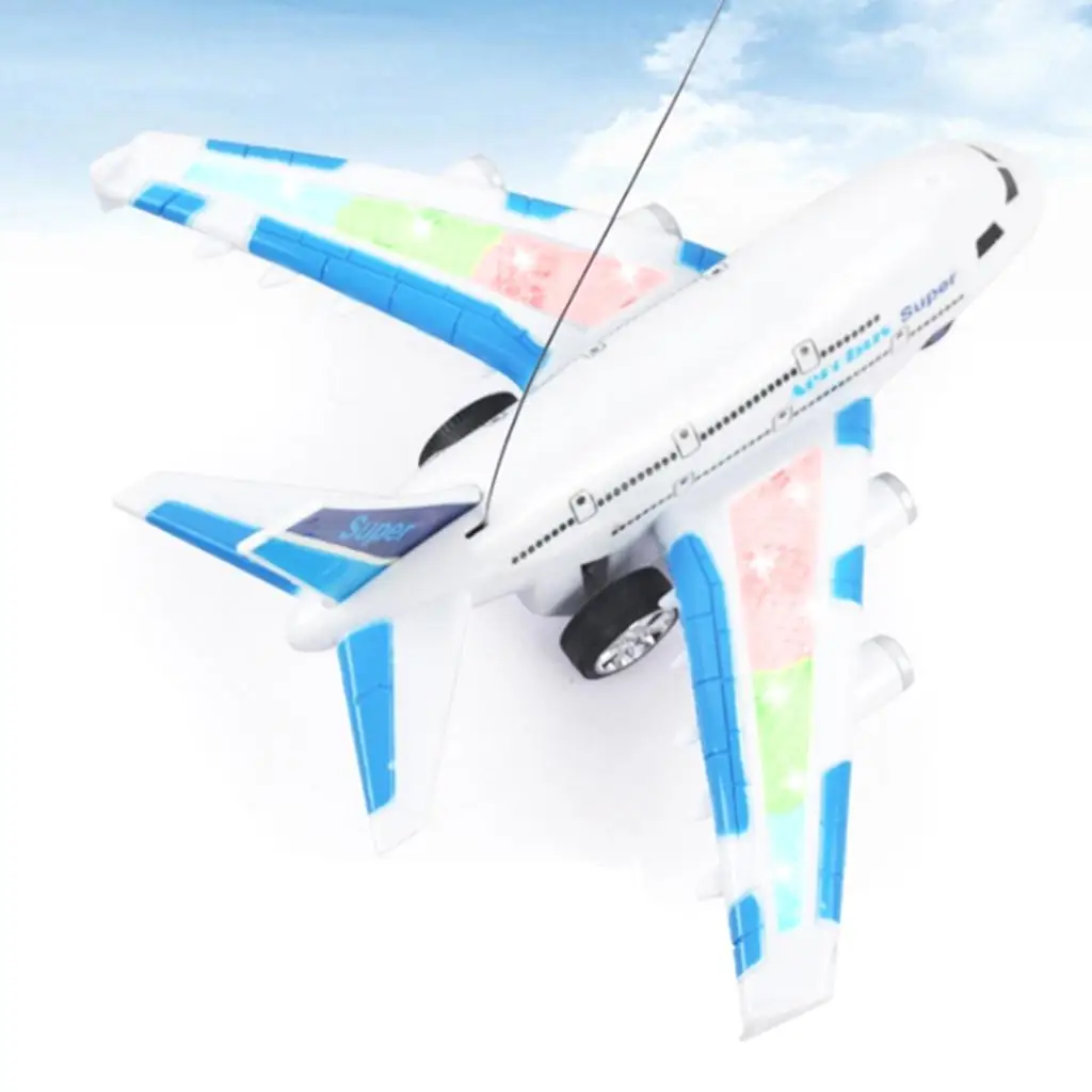

Plastic RC Remote Controlled Vehicles Electric Plane Toy Gift Blue