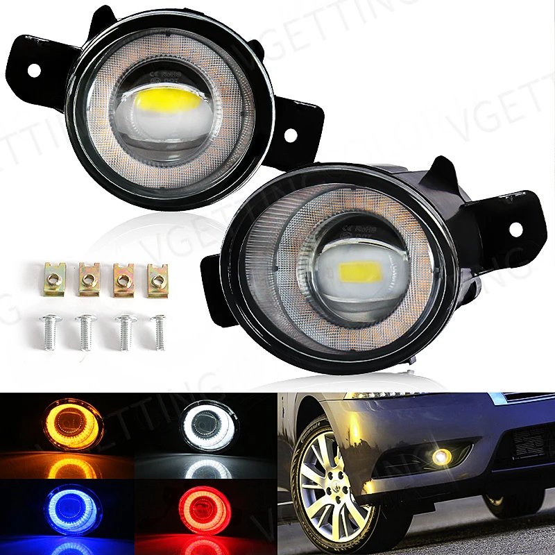 

Противотуманные фары Angel Eye для Nissan Altima Sylphy Bluebird Versa Urvan Note X-Trail T30 Rogue T32 Fuga Y50, светодиодные дневные ходовые огни