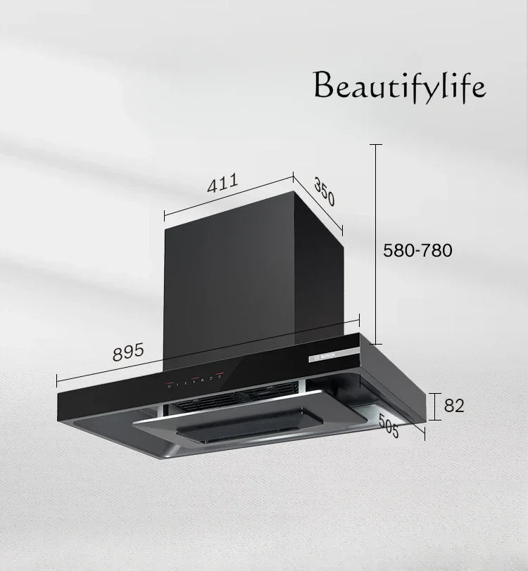 Всасывающая бленда для кухни большая всасывающая самоочищающаяся модель