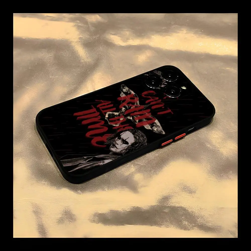 Чехол для телефона Thriller T-THE-C-CROWS IPhone 13 14 15ProMax 16 11 12 Pro Max Mini 8 7 Plus SE2020 XS X XR матовый