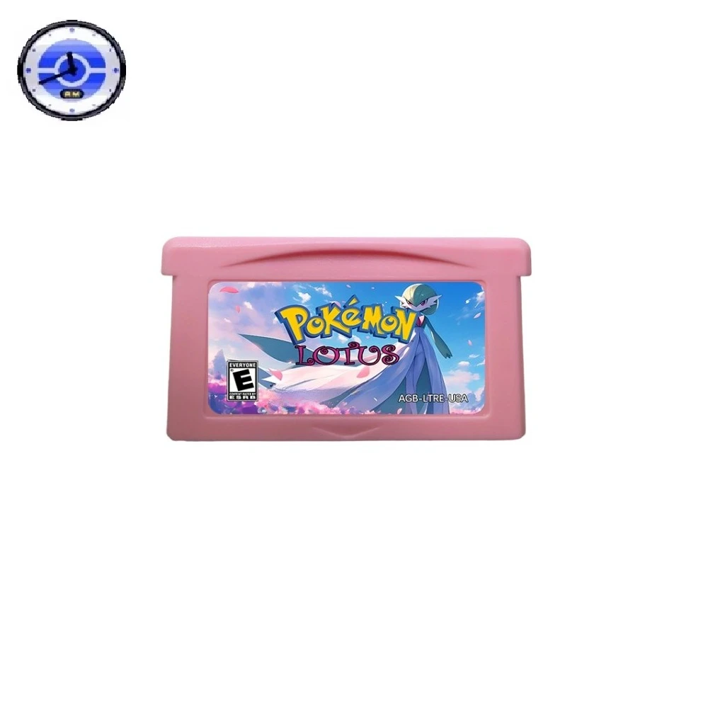 Фото Игровой картридж GBA на английском языке, RTC Pokemon Lotus, Loser's Game, Leaf Yellow, модифицированная версия GBA ROM №2