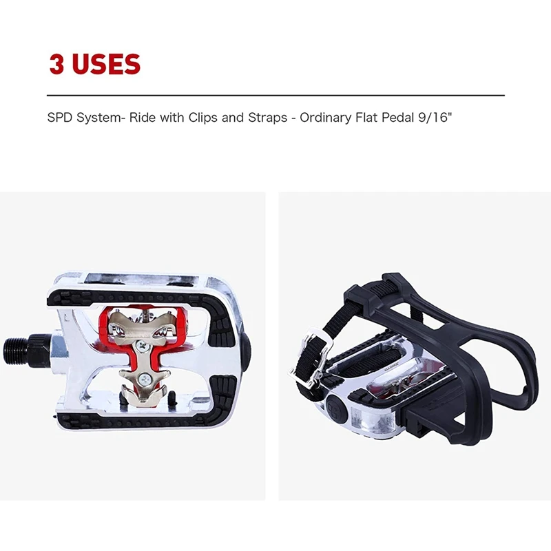 Для педалей SPD шипов с носовыми клетками зажимами и ремнями для спин-байков