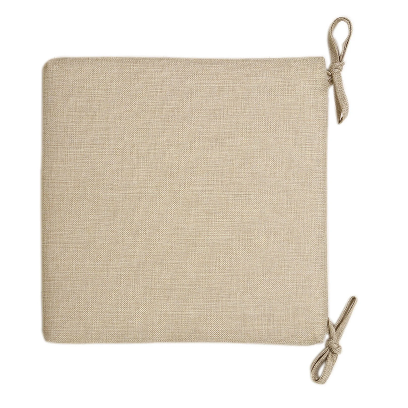 

Chair Cushion Pad | Slip Resistant Seat Cushion Pad with Ties | Machine Wash Mat Cushions for Dining Room 1 Pack 17.7x17.7 inch