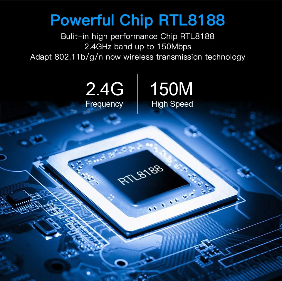 Wi-Fi USB 150 адаптер Netowrk 2 0 м 802 11 b/g/n LAN Карта ключ для ноутбука/ПК с антенной Windows 7/10 |