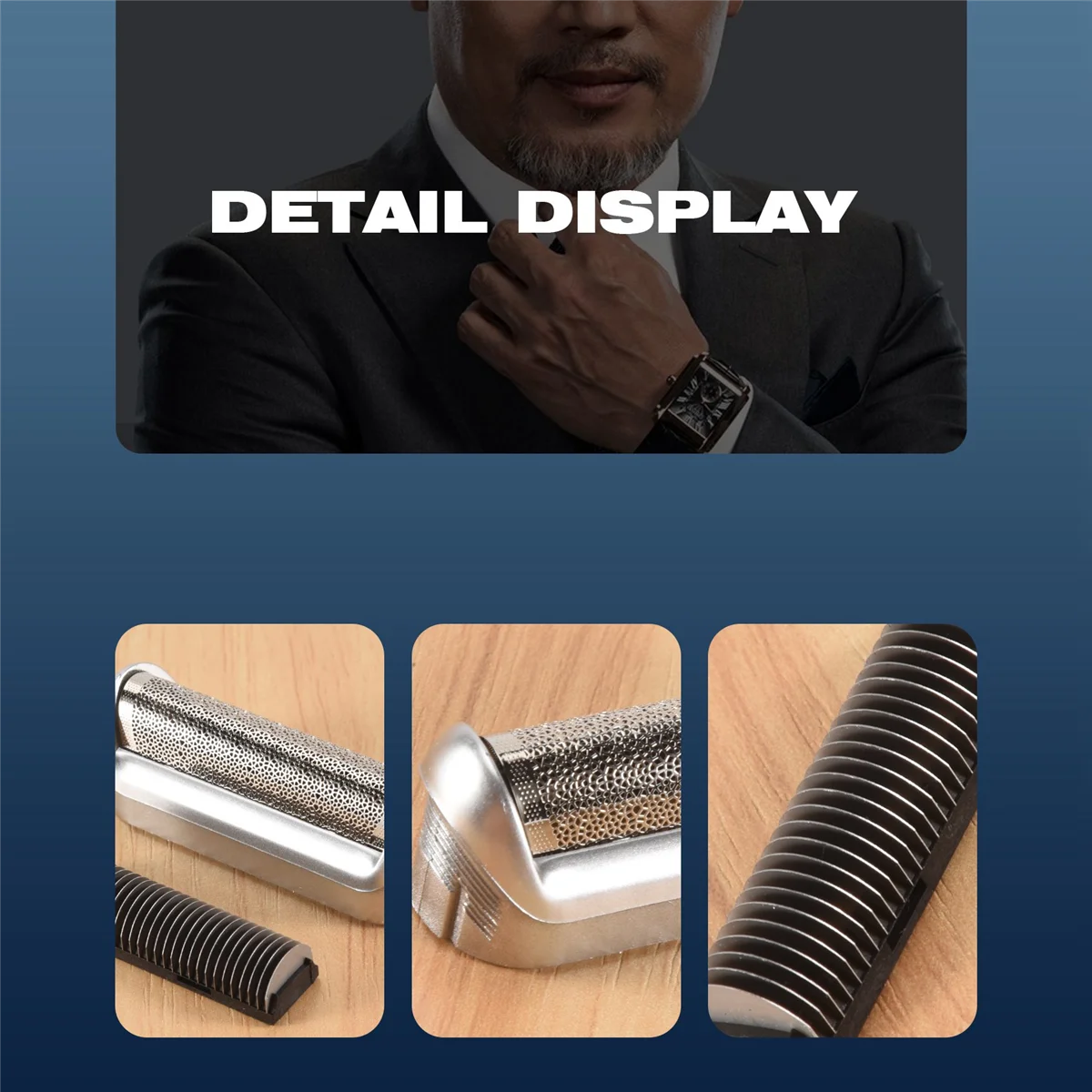 Сменный комплект режущей фольги для бритвенных лезвий сменная сетка бритвенной