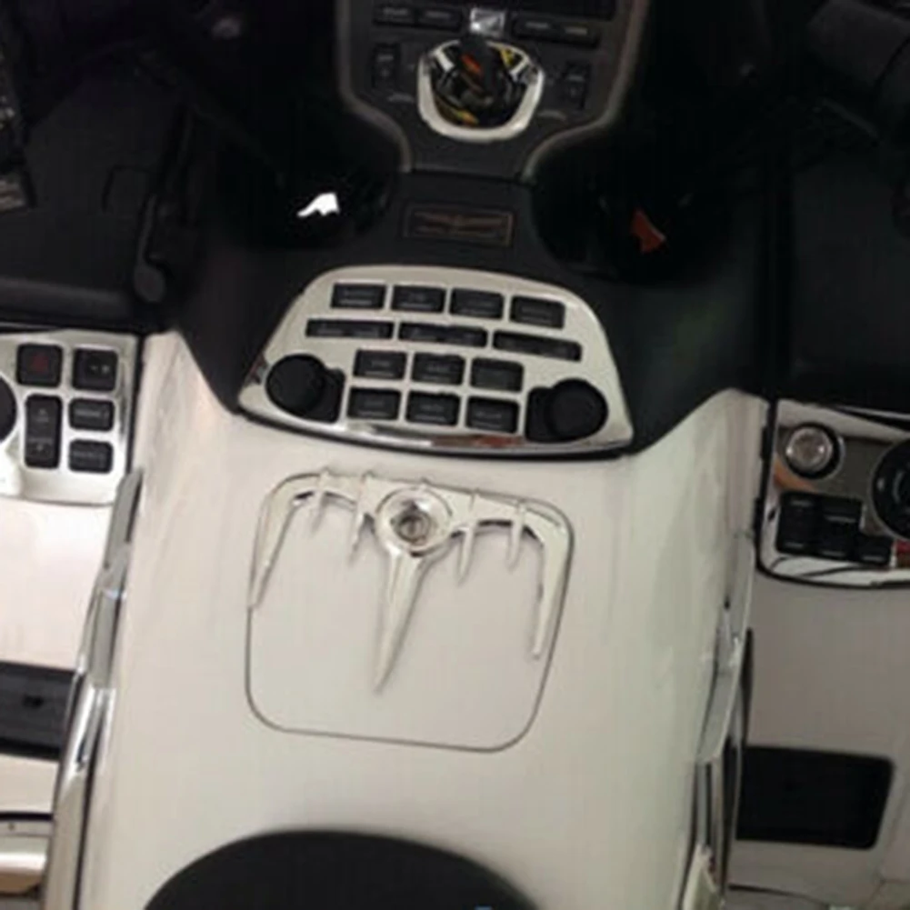 

Control Accent Fairing Waterproof 1Pcs 2001-2011 ABS Plastic Chrome Motorcycle Replacement For Honda Goldwing GL1800