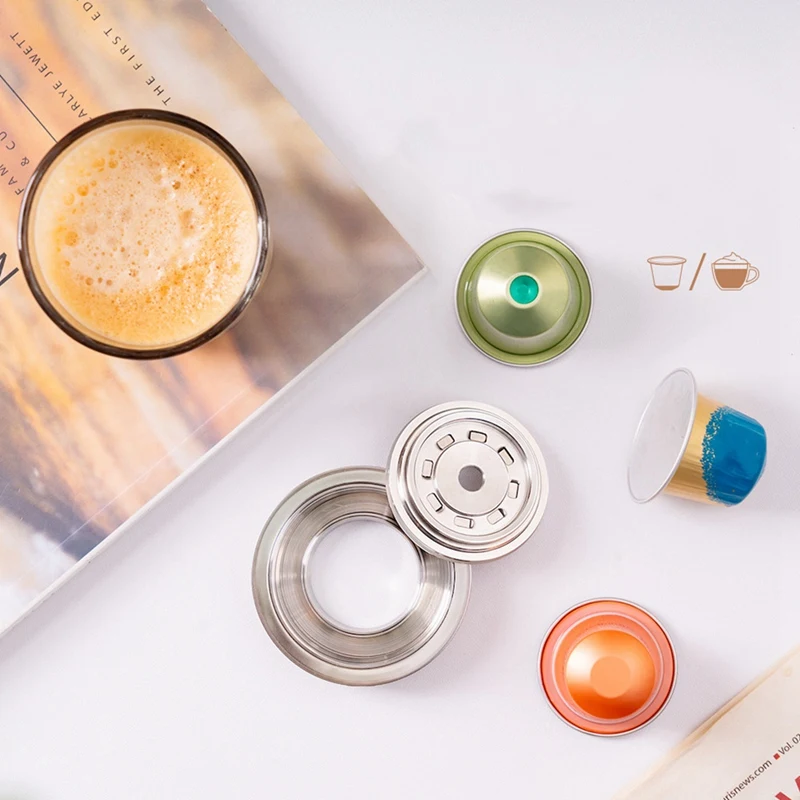 Кофейный фильтр из нержавеющей стали для Delonghi ENV135/Vertuo Next/Vertuo многоразовые