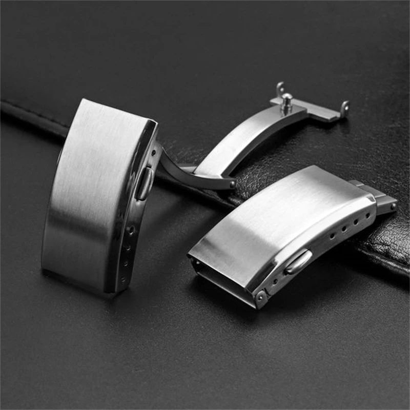 Застежка для часов из нержавеющей стали 316L роскошная Регулируемая Складная