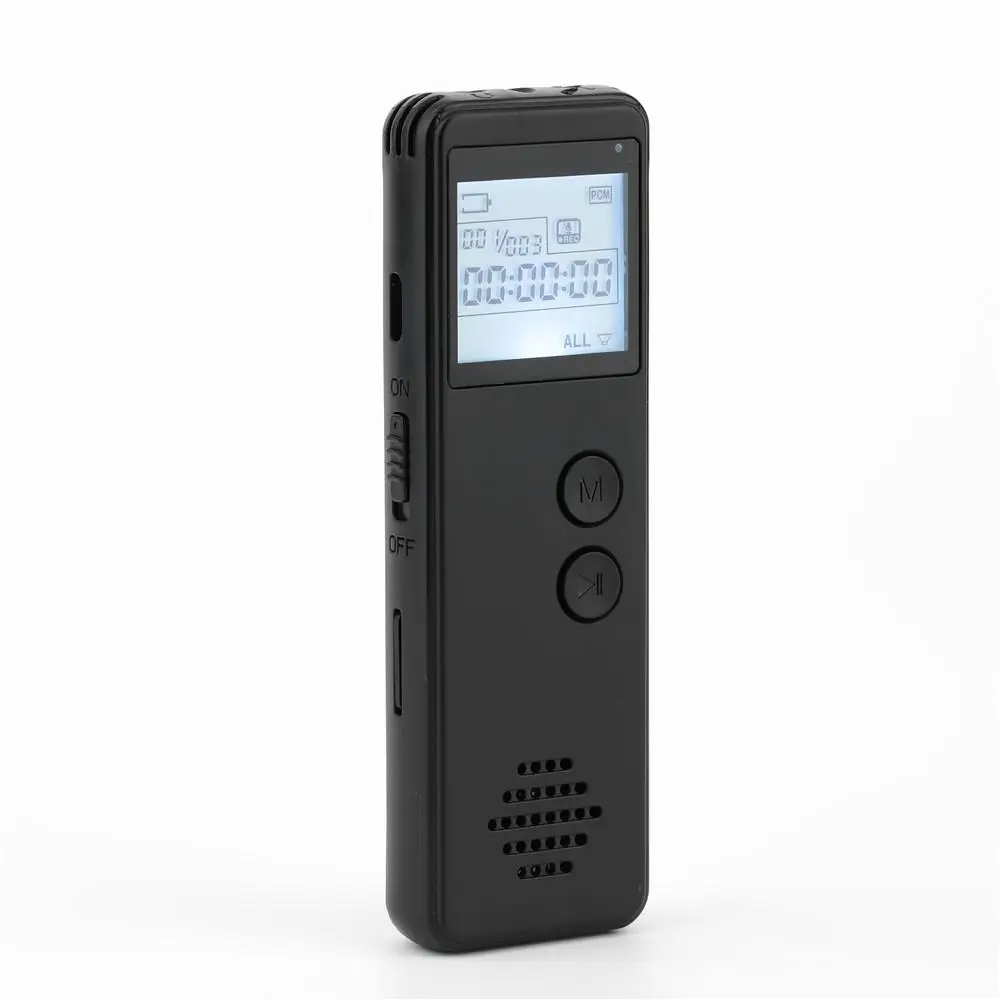 

1 Pcs Digital Voice Recorder One Key Recording Remote Audio Mp3 Recorder Noise Reduction Voice Mp3 Record Player 128Kbps