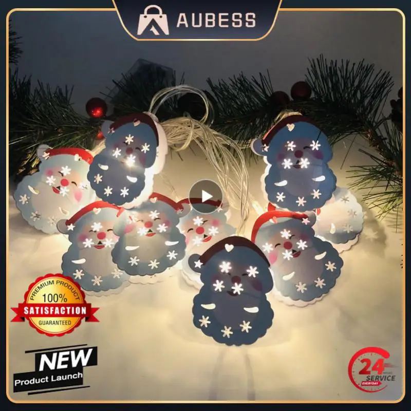 

Christmas LED String Light 20 LED Christmas Tree Snowman Santa Claus String Light 9.9 Ft/ 3 Meter Battery Operated Decor Light