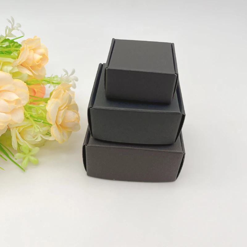 Packaging Wholesale Black Paper Boxes For Gifts Candy Sweet Wedding Box Gift Packaging Storage Boxes