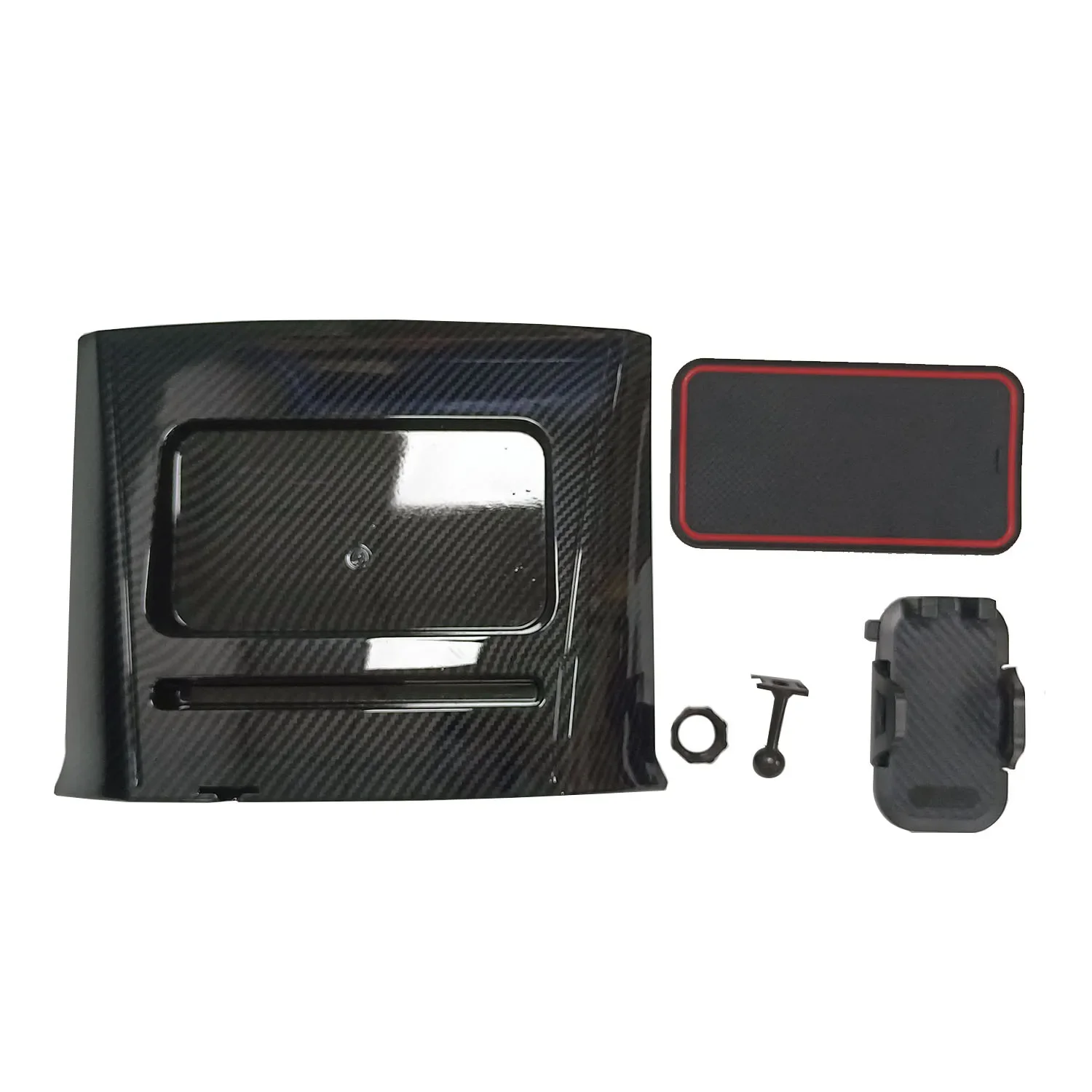 Органайзер на приборной панели центральной консоли автомобиля с держателем для