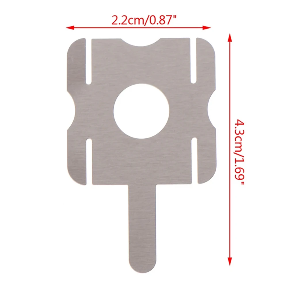 

10pcs U-shaped Nickel Sheets For Lithium Batteries Spot Weldable 4S Lithium Battery Pack Replace Spot Welding Nickel Sheet Tools