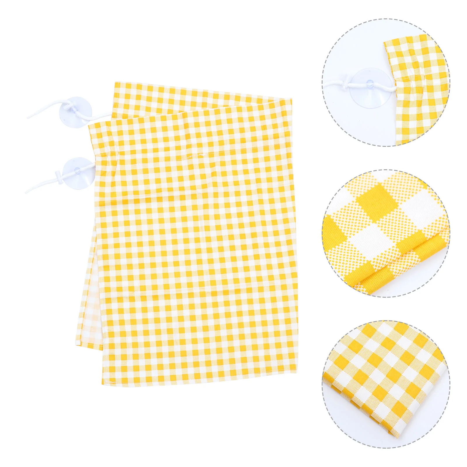 

Car Curtain Window Side Shade Suction Cup Sunshade Privacy Plaid Sun Shades Folding Hanging Sunshades Exquisite Accessory