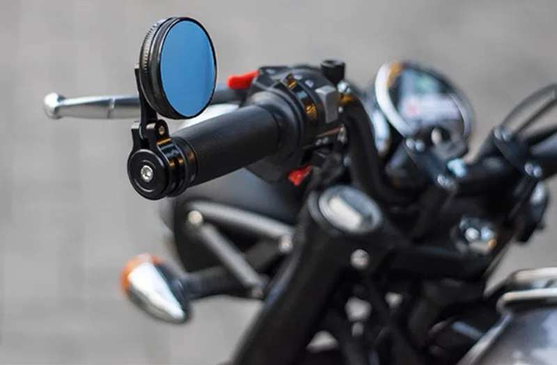 Зеркало заднее алюминиевое универсальное для Kawasaki Z400 Z650 Z750 Suzuki M109R RMZ 250 DR350 22 мм