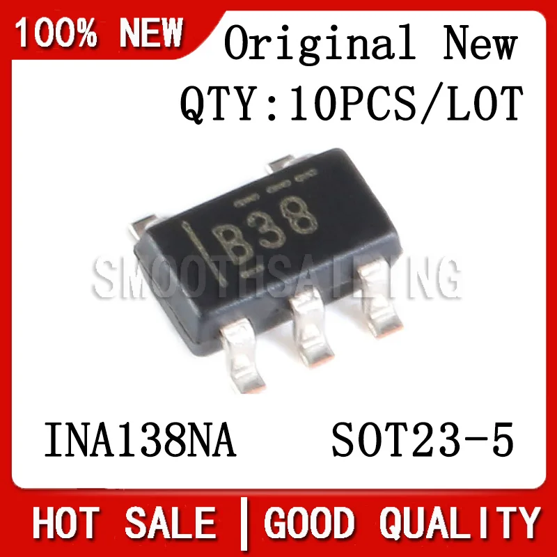 

10 шт./партия, набор микросхем INA138NA PrintingB38 INA138 SOT-23