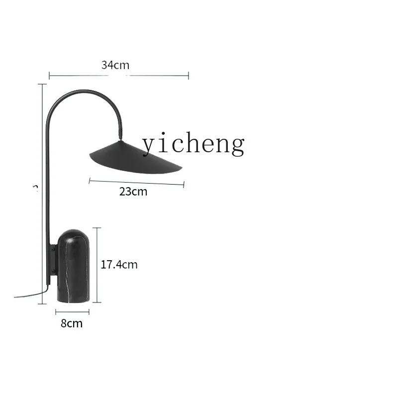 

YY Nordic Minimalism Creative Marble Living Room Sofa Corner Duckbill Table Lamp