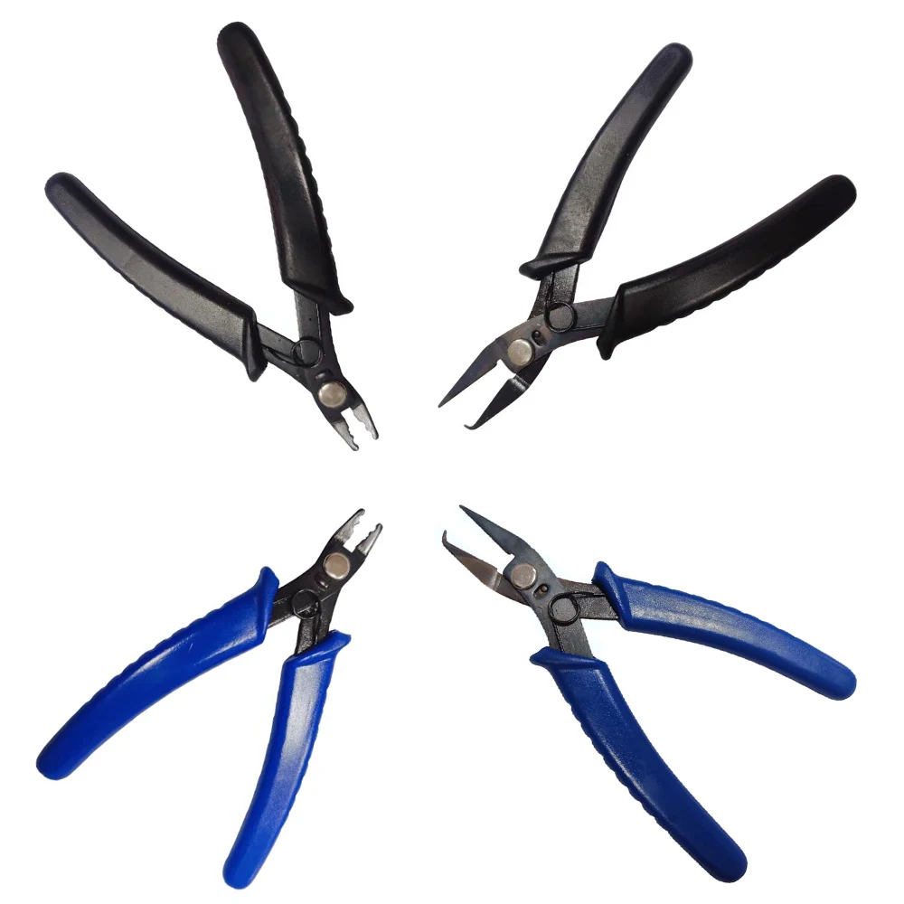 45# Carbon Steel Jewelry Plier Hook Plier for Jewelry Making Supplies Crimper Pliers for Crimp Beads Red Crimping  Pliers