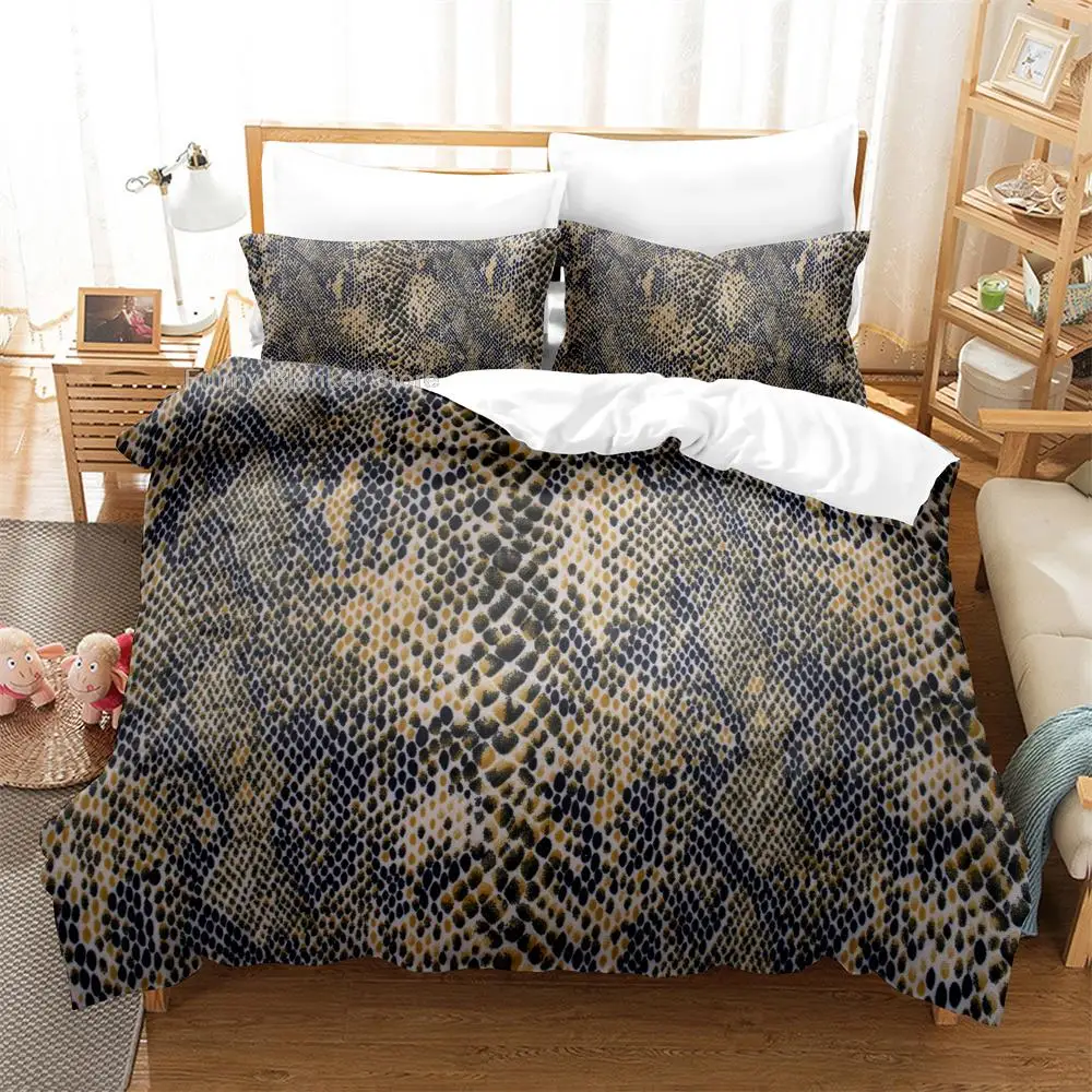 

Speckle pattern 3D Digital Bedding Set,Duvet Cover + Pillowcase,Popular Style 2/3 pcs.(No padding No sheet) queen bedding set