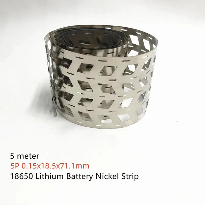 

Никелевая полоса для точечной сварки, 5 метров, 5P, 18650