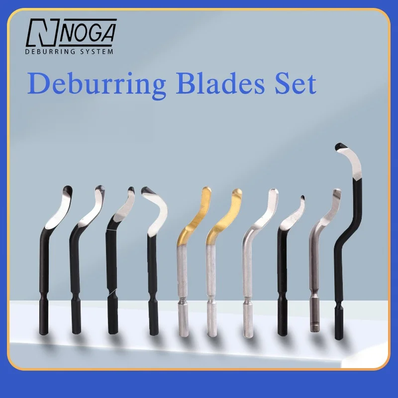 Набор лезвий для снятия заусенцев NOGA ручка инструмент с вращающейся головкой на