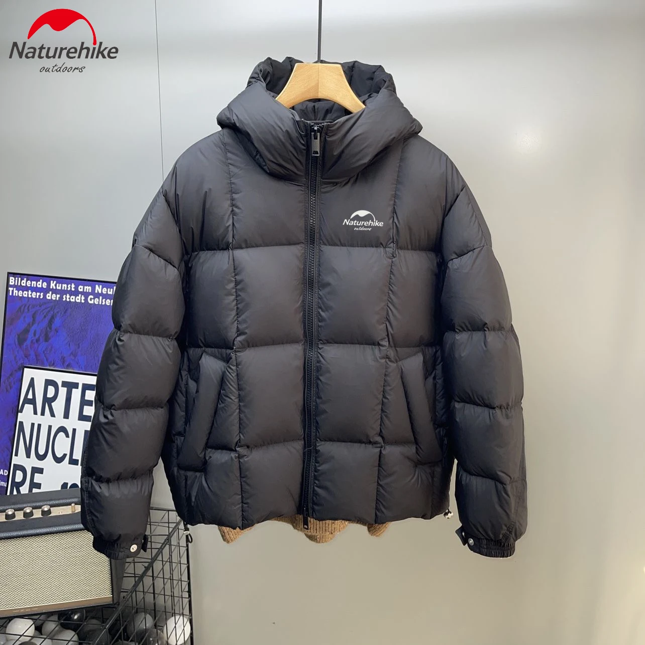 Куртка Naturehike утепленная мужская утиный пух уличное пальто для кемпинга походная