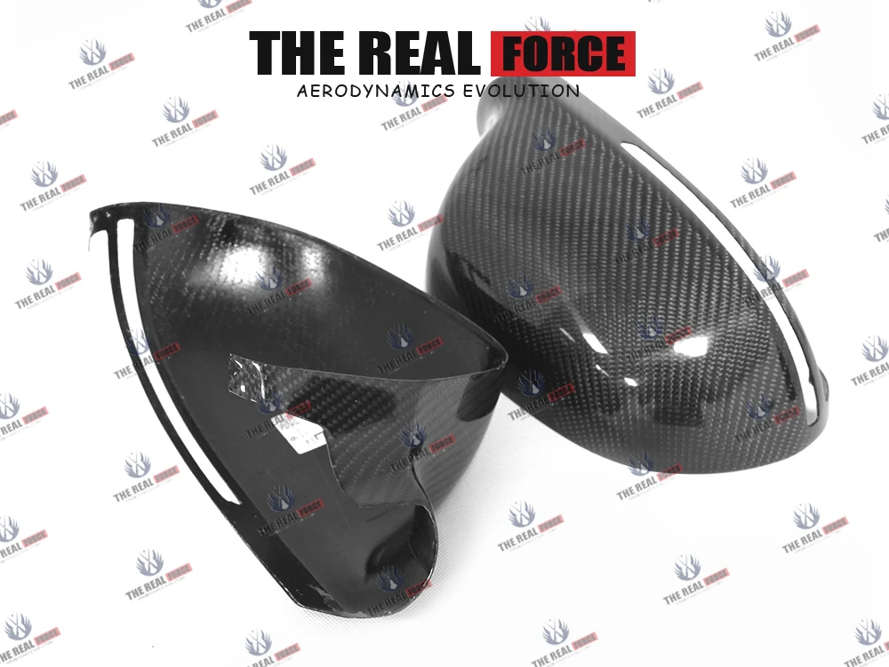 

For Audi 13-16 Q3 Carbon Fiber Stick Add on Side Rearview Mirror Covers