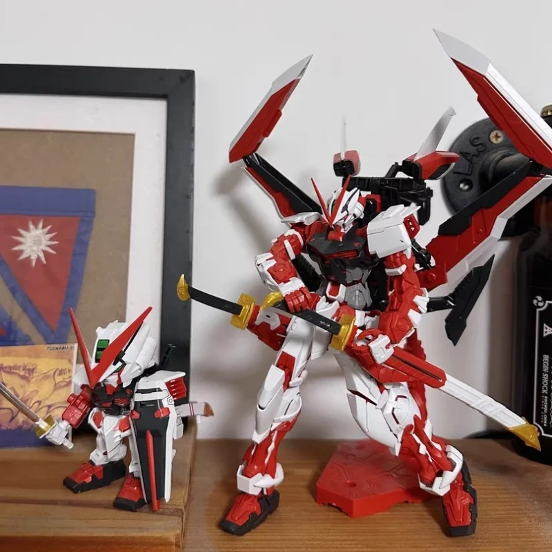 

Bandai Mg 1/100 Mbf-P02 Gundam Astray красная рамка Сборная модель экшн-игрушка фигурки сборка пластиковая модель комплект подарки для детей