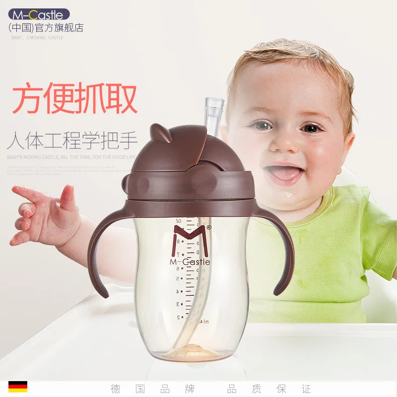 

Children's Learning Drinking Cup Anti-fall Baby Straw Cup Toddler Kids Water Bottle Mother and Baby garrafa de agua infantil