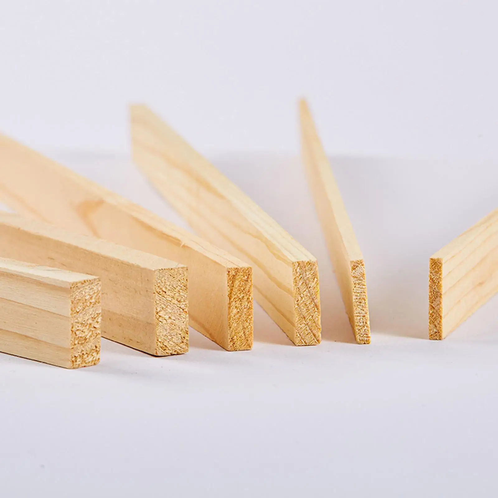 10X измерительных полосок для теста толщиной деревянные скалки