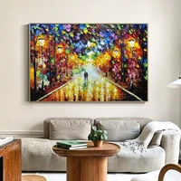 gatyztory painting by number street nightscape drawing on canvas large size paint art gift diy pictures by number kits home dec