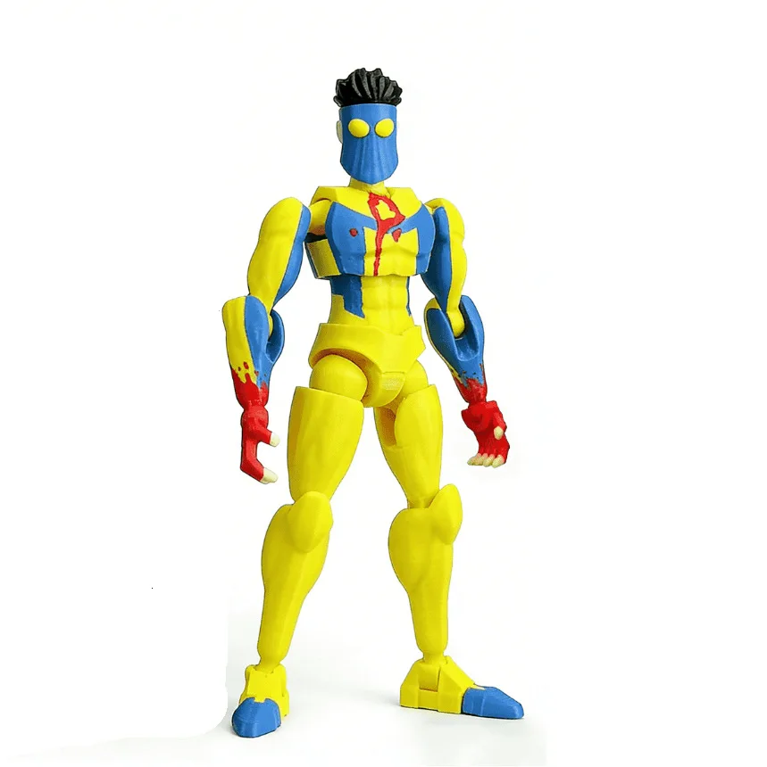 Фото Коллекционная подвижная фигурка FFFMVP Invincible Mark Lucky 13 с множеством суставов, сборная, для самостоятельной сборки, в подарок на праздник №3