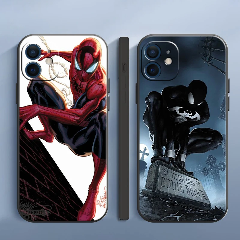

Marvel Comics Funda Phone Case For iPhone 11 13 12 Pro Max 12 13 Mini X XR XS MAX SE 2020 7 8 6s Plus Celular Unisex