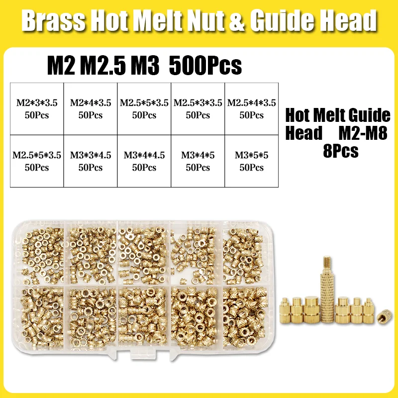 

Наконечники для паяльника латунные M2-M8