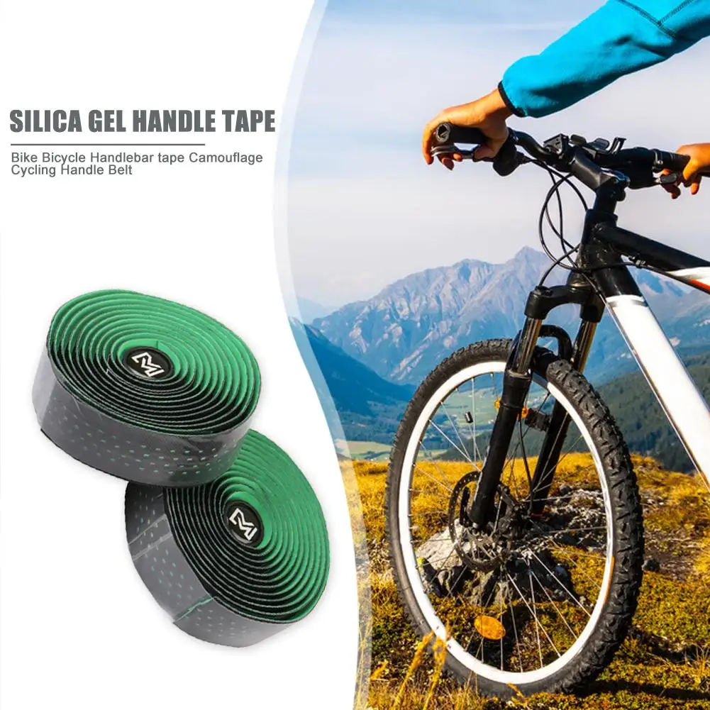 

2pcs/set Durable Bicycle Handlebar Tape Anti-skid Breathable Mountain Road Bicycle Non Slip Handlebar Belt Cork Wrap Grips Strap