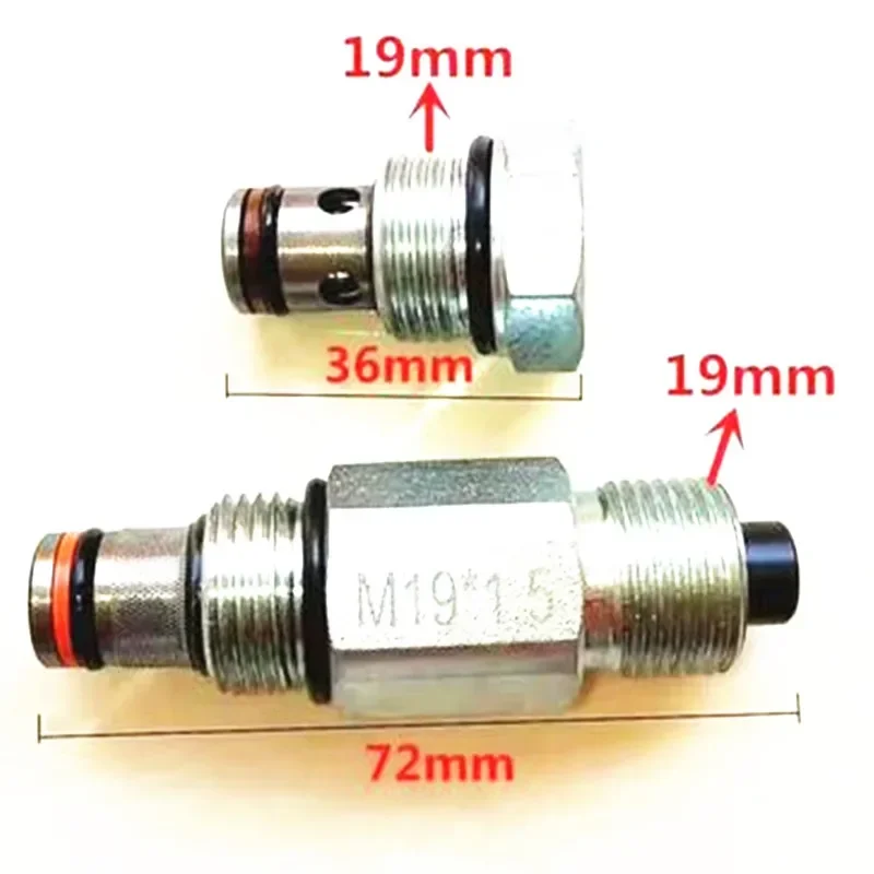 1 шт./1 комплект клапан для понижения давления автомобильного подъемника 72 мм 19