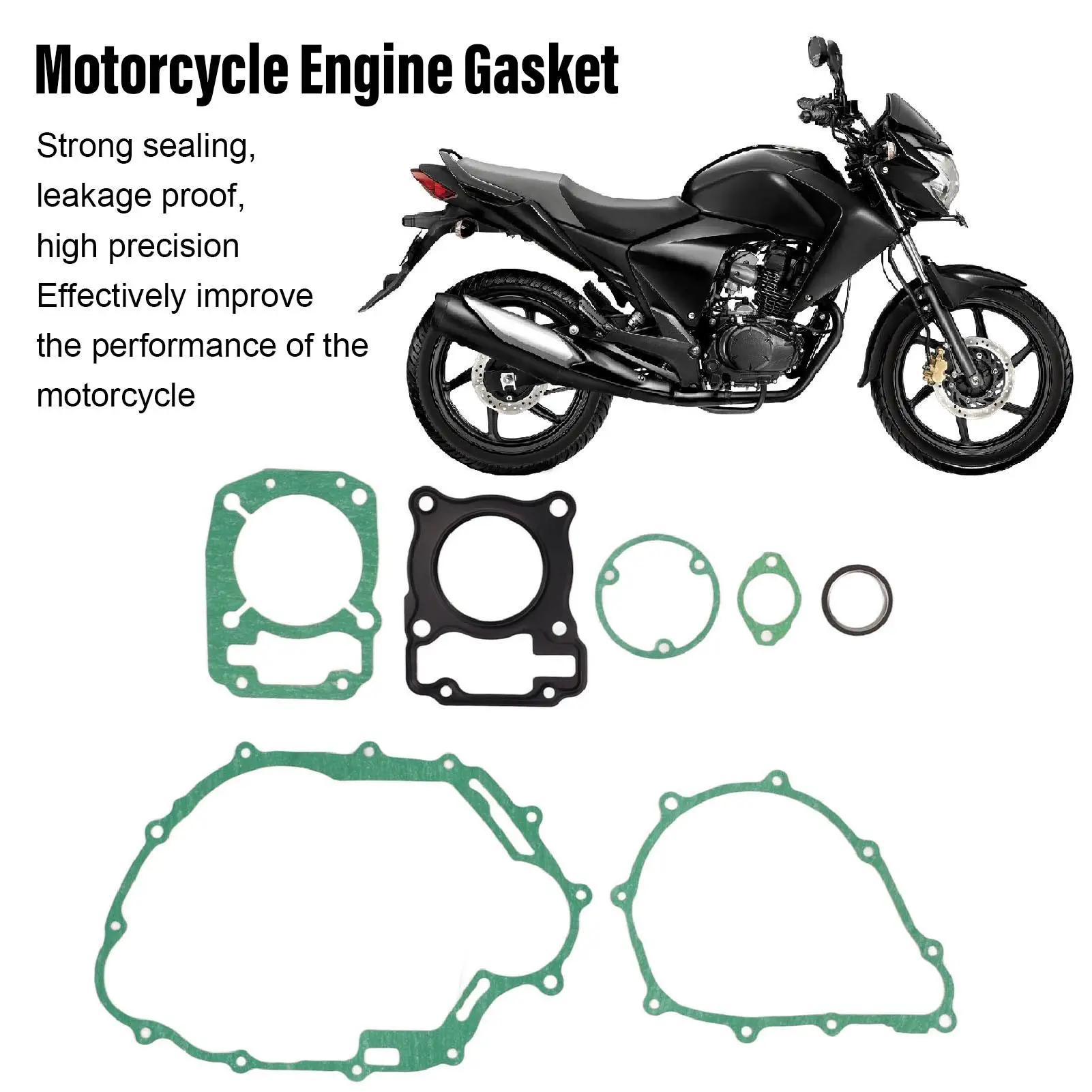 Уплотнительная прокладка головки цилиндра двигателя мотоцикла 7 шт. точно