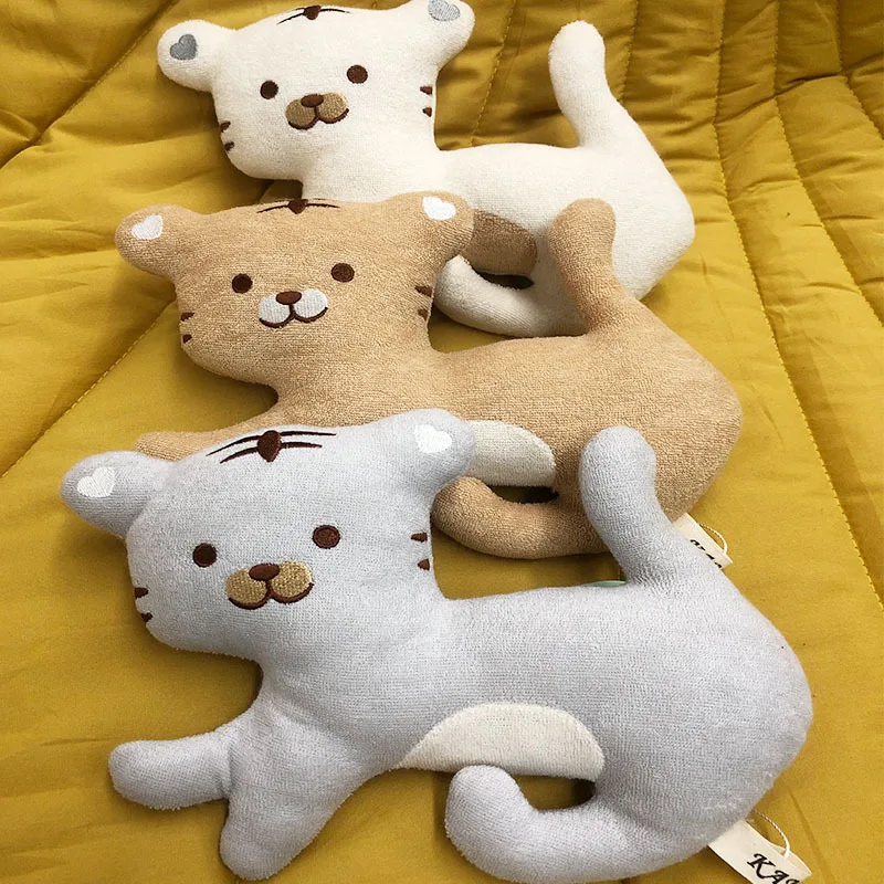 

Children's Cotton Doll Cartoon Tiger Cute Simulation Toys Baby Sleeping Cloth Doll Children's Room Decoration Photo Props