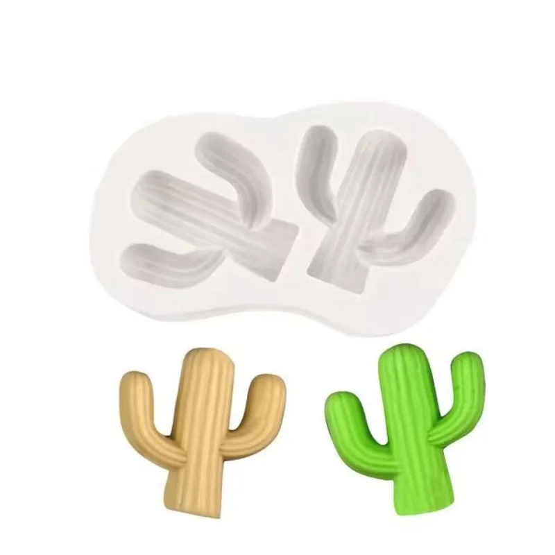 

Cactus Fondant Silicone Mold DIY Chocolate Cake Decoration Tools Aromatherapy Gypsum Polymer Clay Epoxy Mold Kitchen Baking Mold