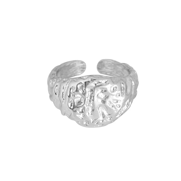 

High Quality Minimalist Personality Simple Fashion Irregular Ring Metal Ladies Ring Color Jewelry Gift Charm Jewelry