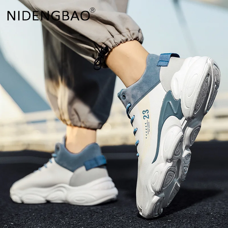 Men Sneakers Male Ankle Boots Basketball Shoes Fashion Damping Running Jogging Sport Shoes Gym Trainers Casual High Top Footwear