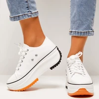 white black platforms ladies denim shoes new fashion casual style sports shoes for women platform sneakers plataforma mujer