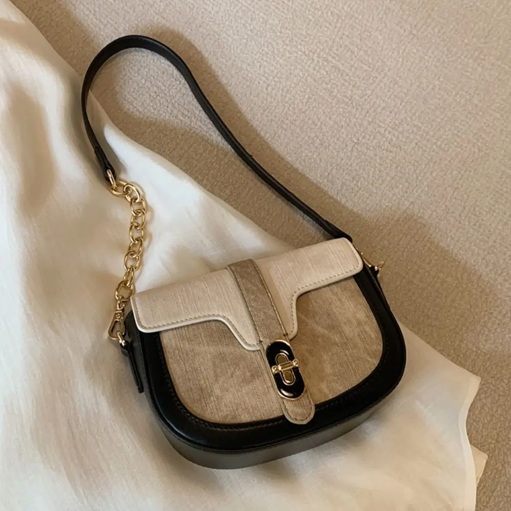 Женская Сумка Через Плечо Из Эко-кожи Во Французском Стиле С Замком