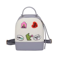gum backpack candy color cute cartoon medal childrens baby school bag 3pcs