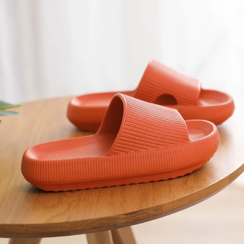 

Home Slippers Thick Platform Bathroom Cloud Non-slip Flip Flops Woman Sandals Fashion Soft Sole EVA Indoor And Outdoor Slides