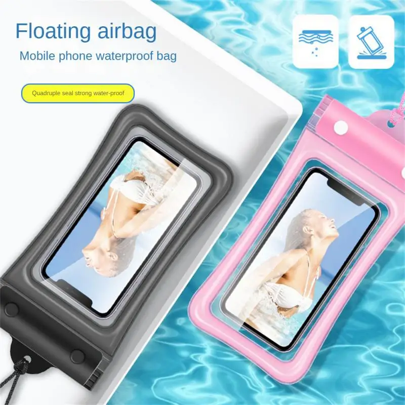 

Mobile Phone Airbag Waterproof Bag Sealed Mobile Phone Protection Hanging Cover Diving Cover Touch Screen Suitable For Swimming