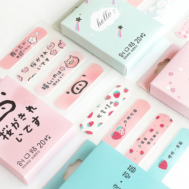 20 шт. Детские Одноразовые наклейки на рану |