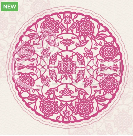 

Circle Threadwork Metal Cutting Die 2022 New Diy Molds Scrapbooking Paper Making Cuts Crafts Big Die Handmade